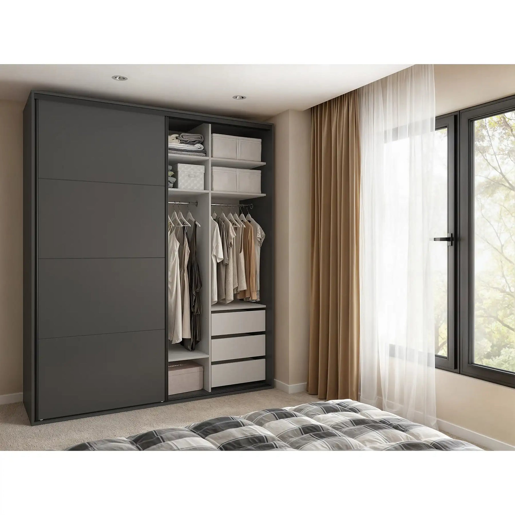 Dressing BERGEN OCN-29451, gri grafit