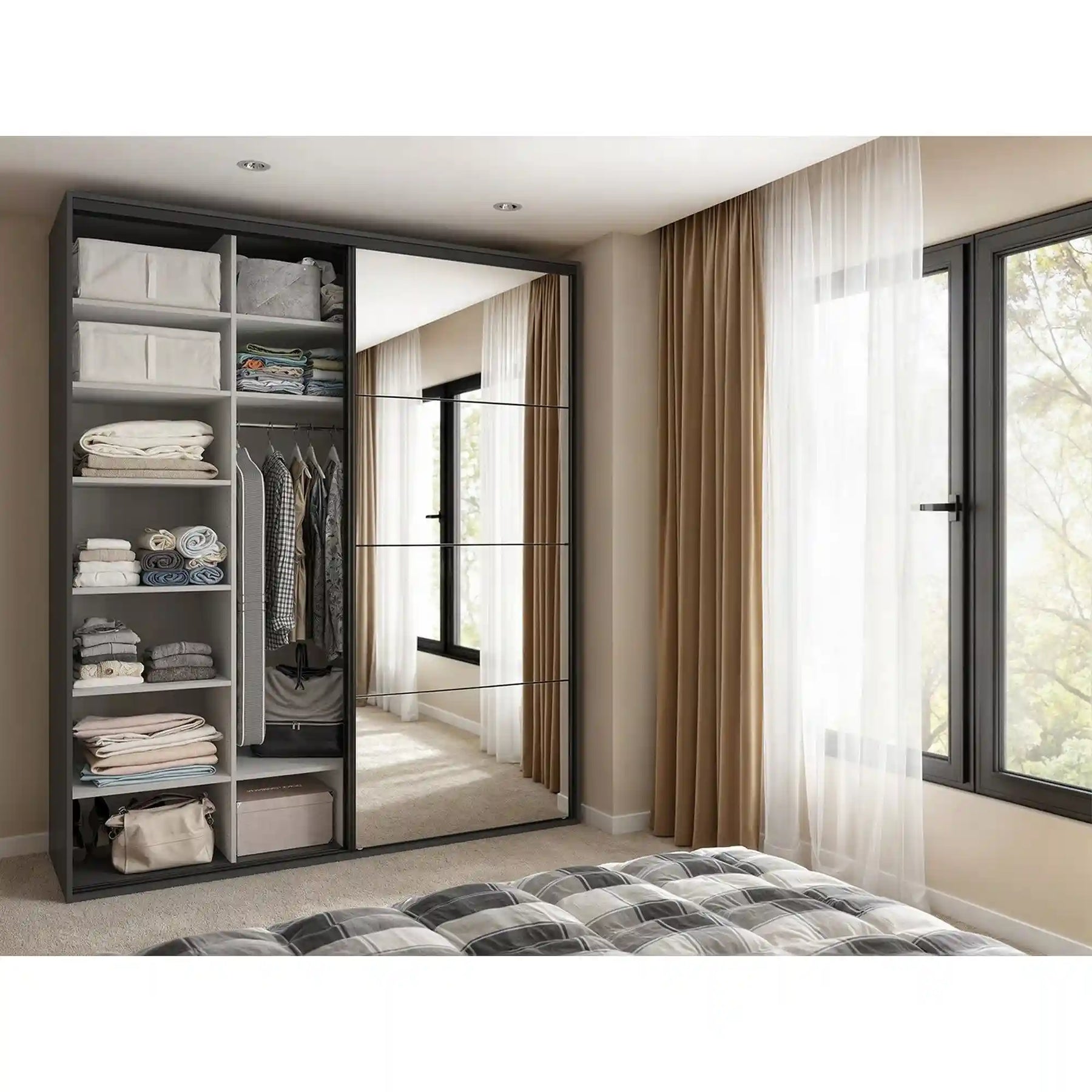 Dressing BERGEN OCN-29452, gri grafit/stejar artisan