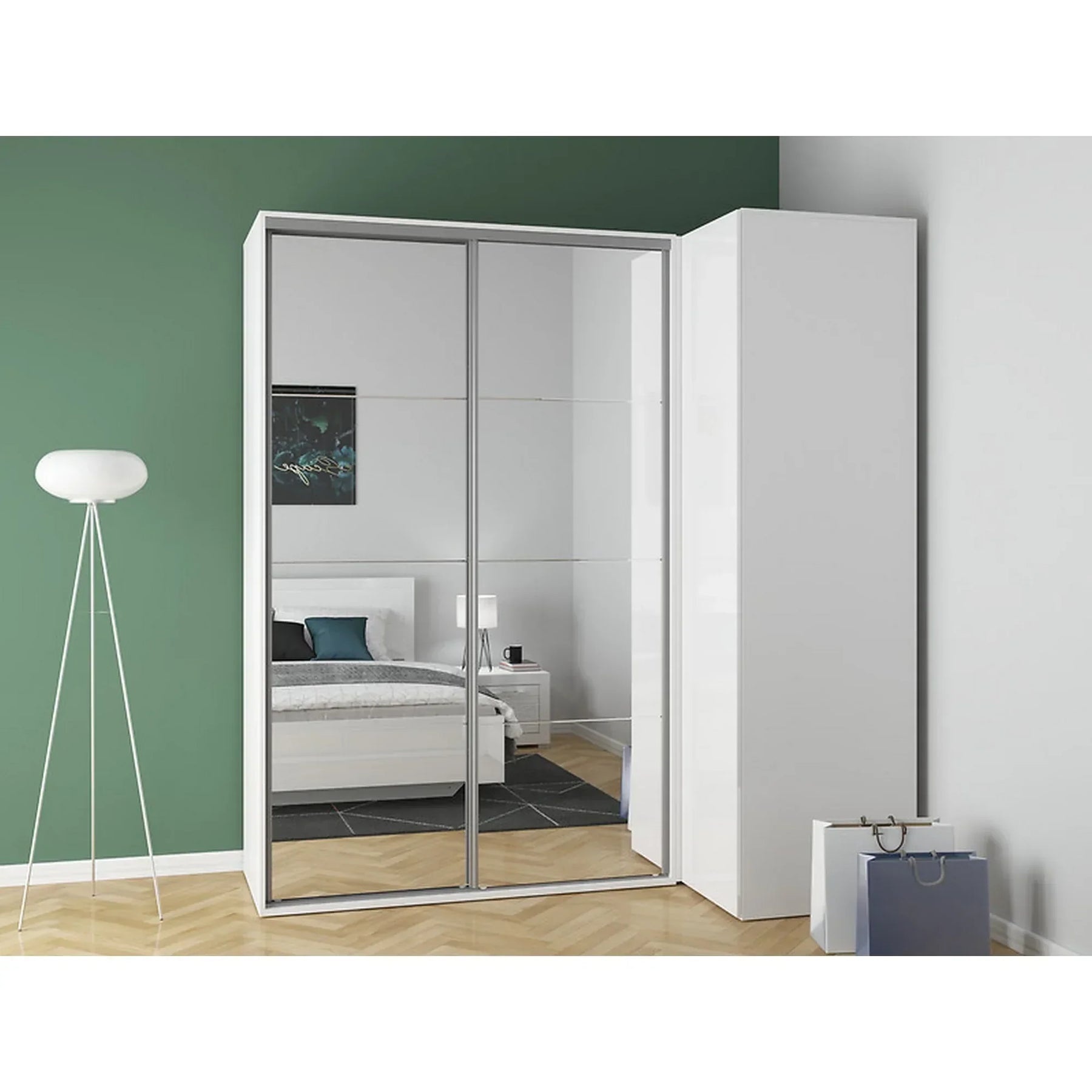 Dressing BERGEN OCN-29462, alb lucios