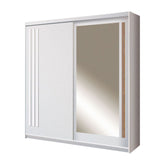 Dressing EFFECT, alb andersen, PAL melaminat, cu 2 usi, 200x59x216 cm