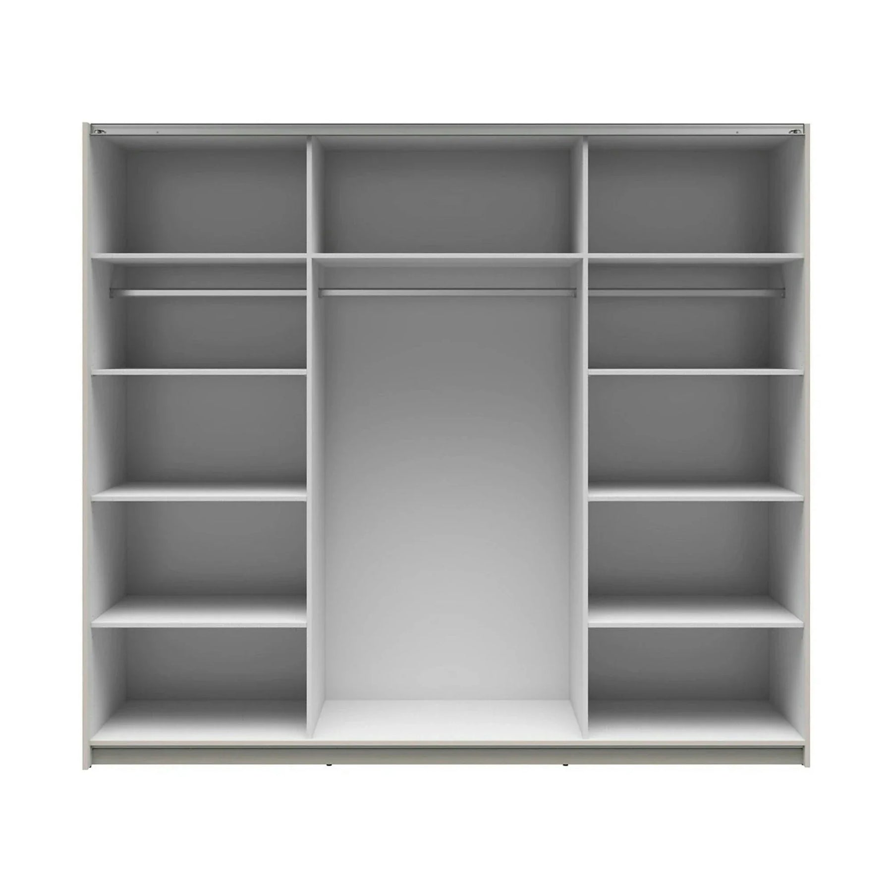 Dressing TETRIX, casmir, PAL, cu 2 usi si oglinda, 220x60x196 cm