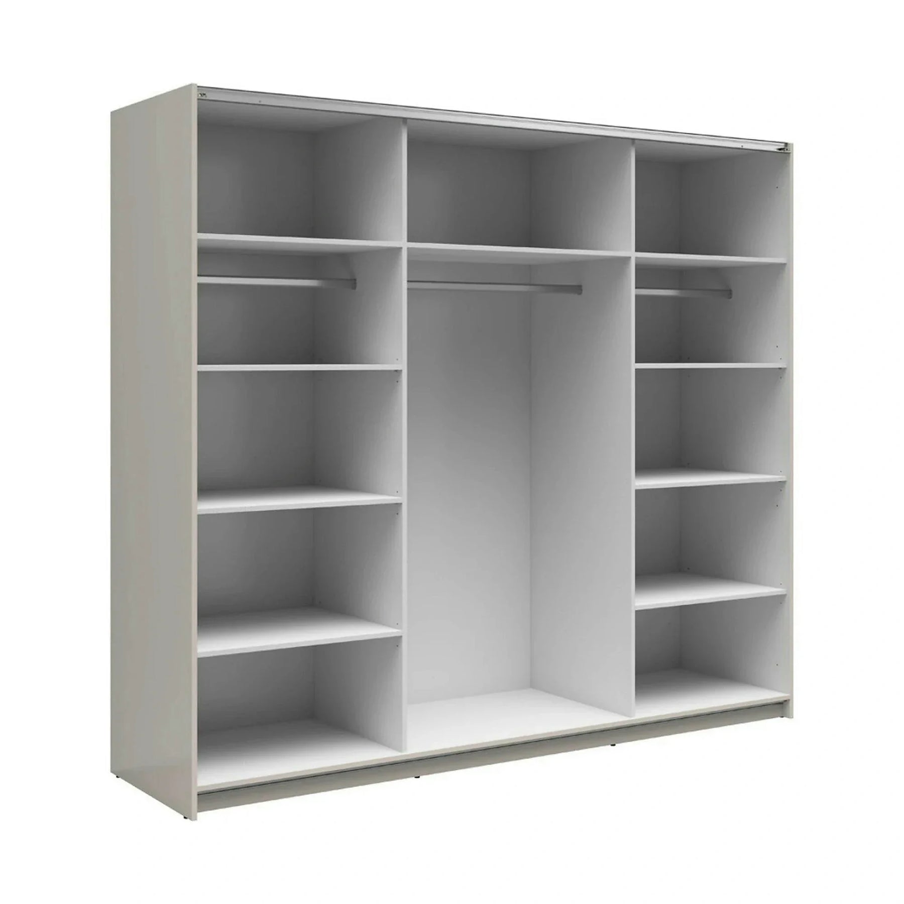 Dressing TETRIX, casmir, PAL, cu 2 usi si oglinda, 220x60x196 cm