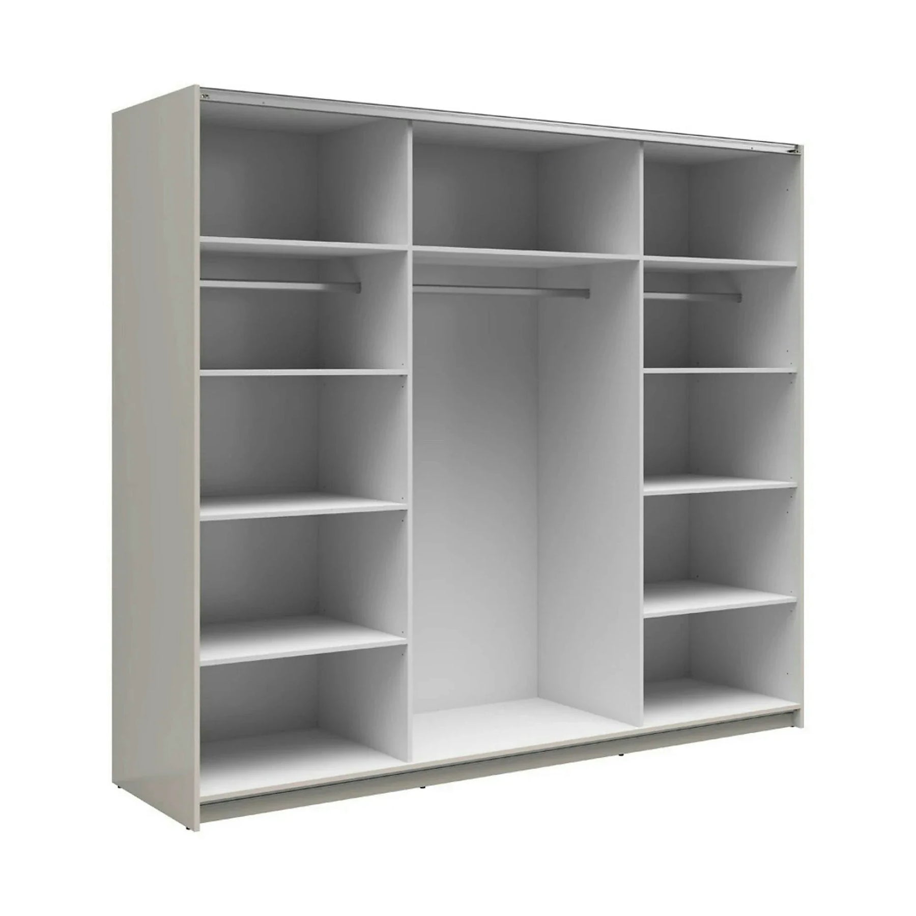 Dressing TETRIX, casmir, PAL, cu 2 usi si oglinzi, 220x60x196 cm