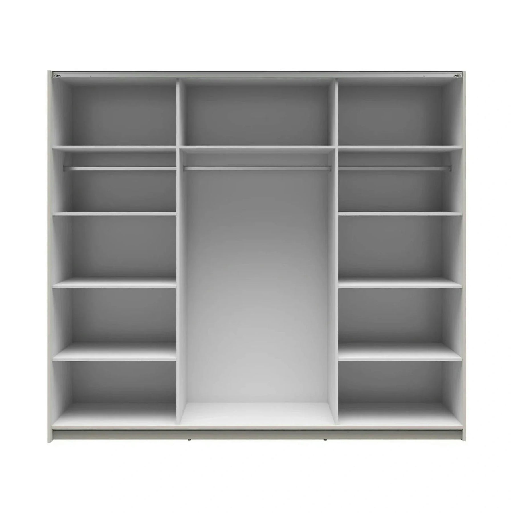 Dressing TETRIX, casmir, PAL, cu 2 usi si oglinzi, 220x60x196 cm