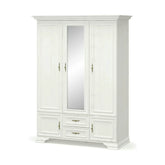 Dulap 5 usi IRYS, pin alb anderson, PAL laminat, 145x62x212 cm