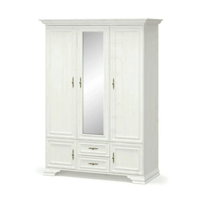 Dulap 5 usi IRYS, pin alb anderson, PAL laminat, 145x62x212 cm