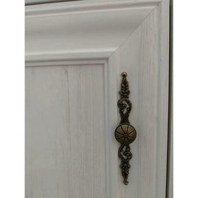 Dulap 5 usi IRYS, PAL laminat/MDF/HDF, pin alb anderson, 145×62×212 cm