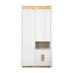 Dulap BERGEN OCN-29356, alb/stejar