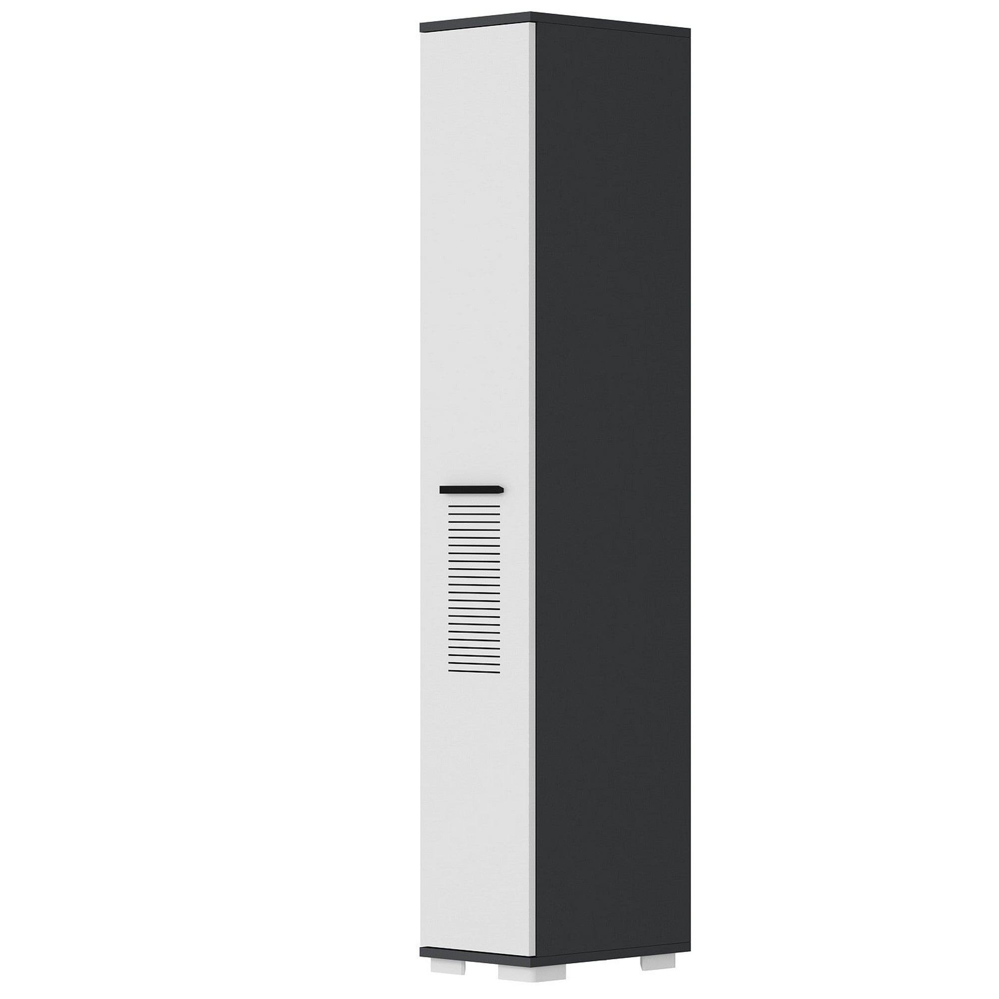 Dulap AMSTERDAM OCN-32949, alb/gri antracit