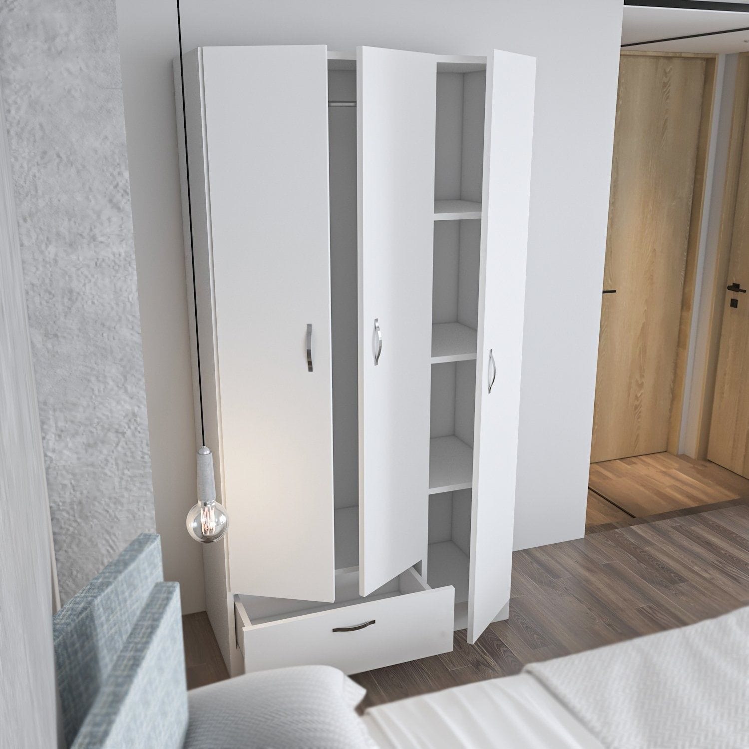 Dulap AMSTERDAM OCN-32955, alb