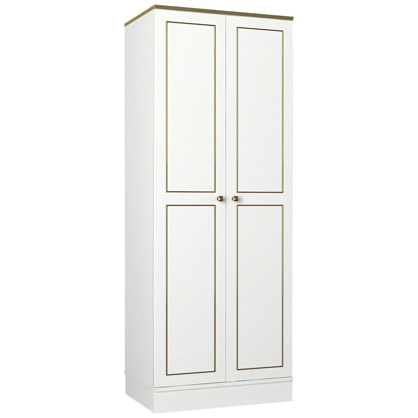 Dulap AMSTERDAM OCN-32972, alb/auriu