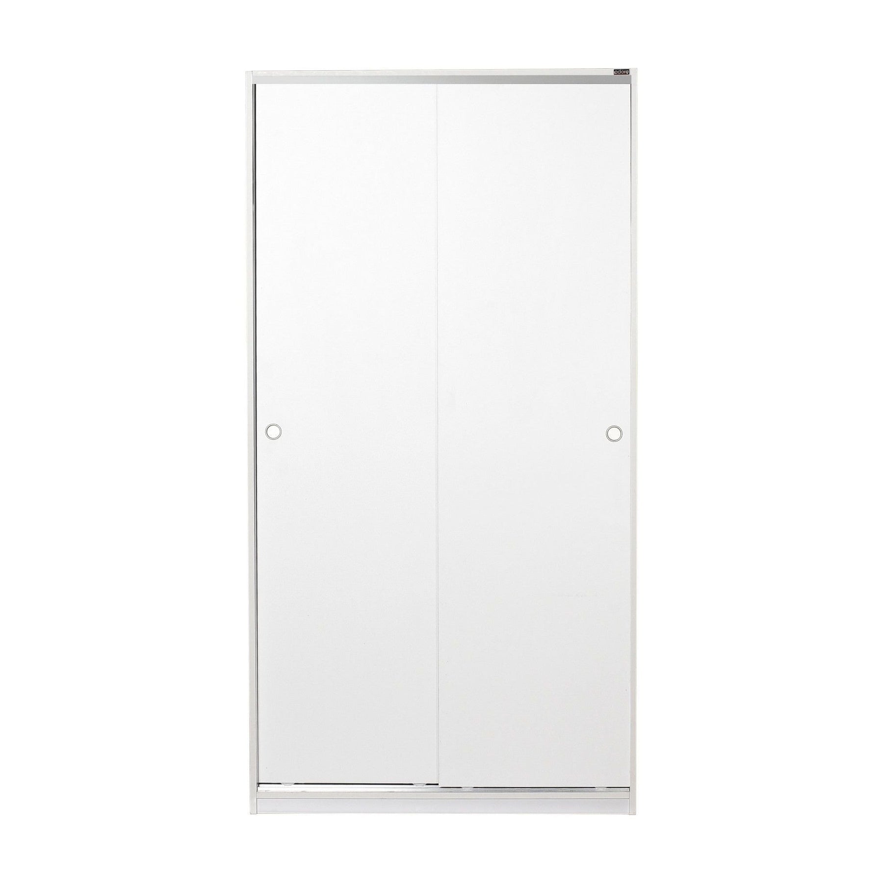 Dulap alb cu uși glisante, ideal pentru un living modern – primabucata