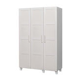 Dulap alb cu trei uși, ideal pentru un living modern – primabucata