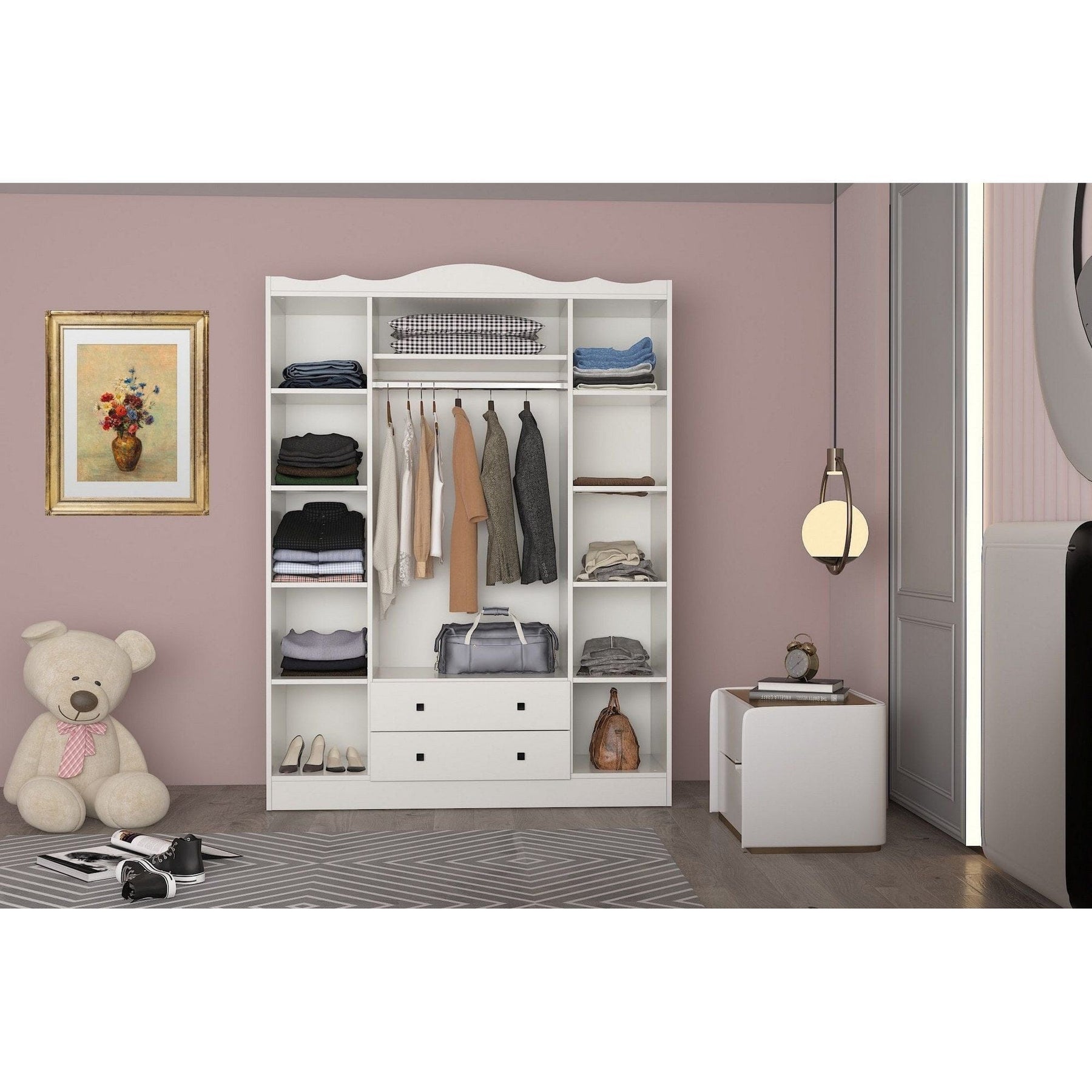 Dulap AMSTERDAM OCN-32985, alb