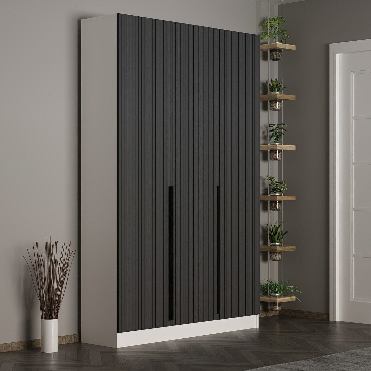 Dulap AMSTERDAM OCN-32993, gri antracit