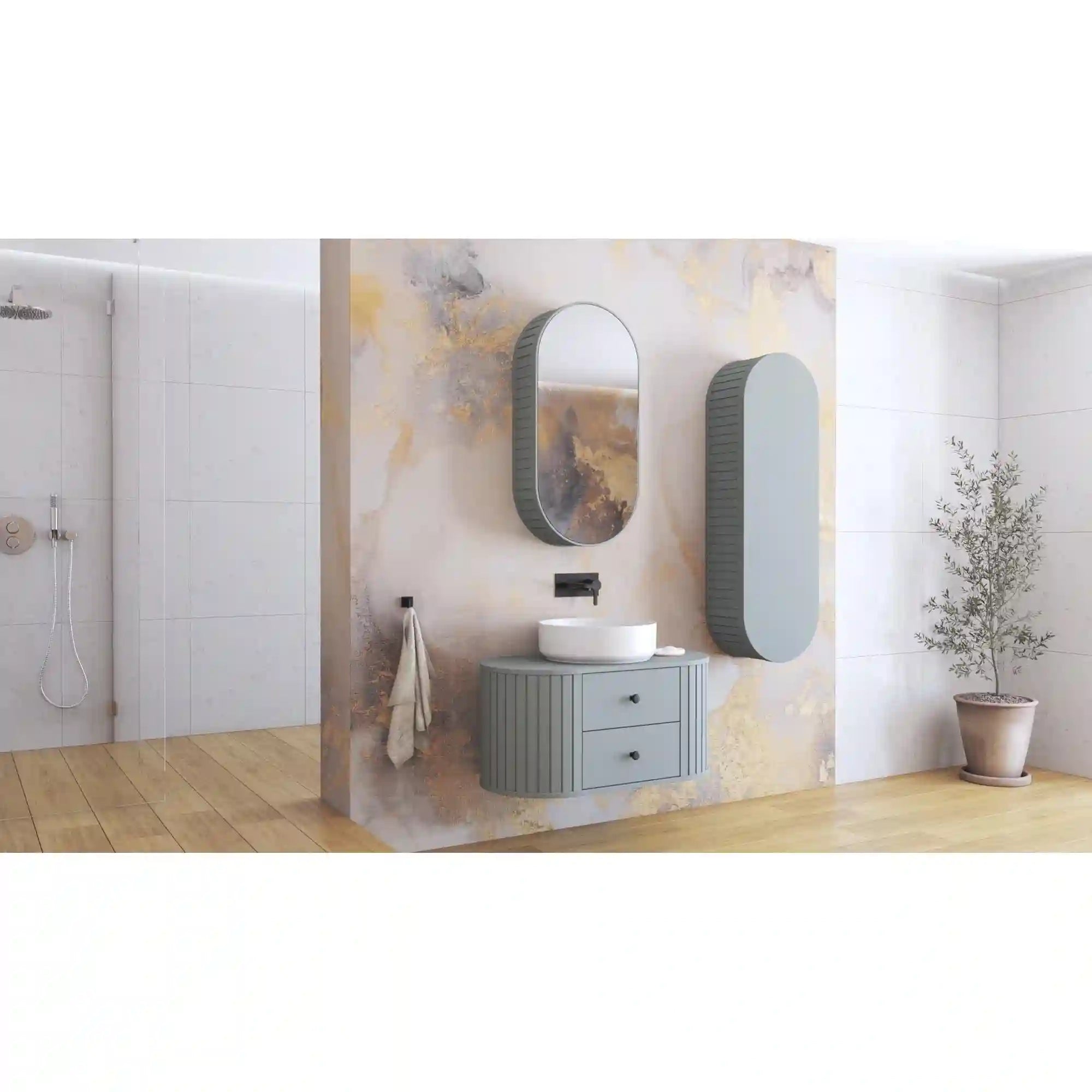 Dulap baie HOUSTON OCN-37823, gri