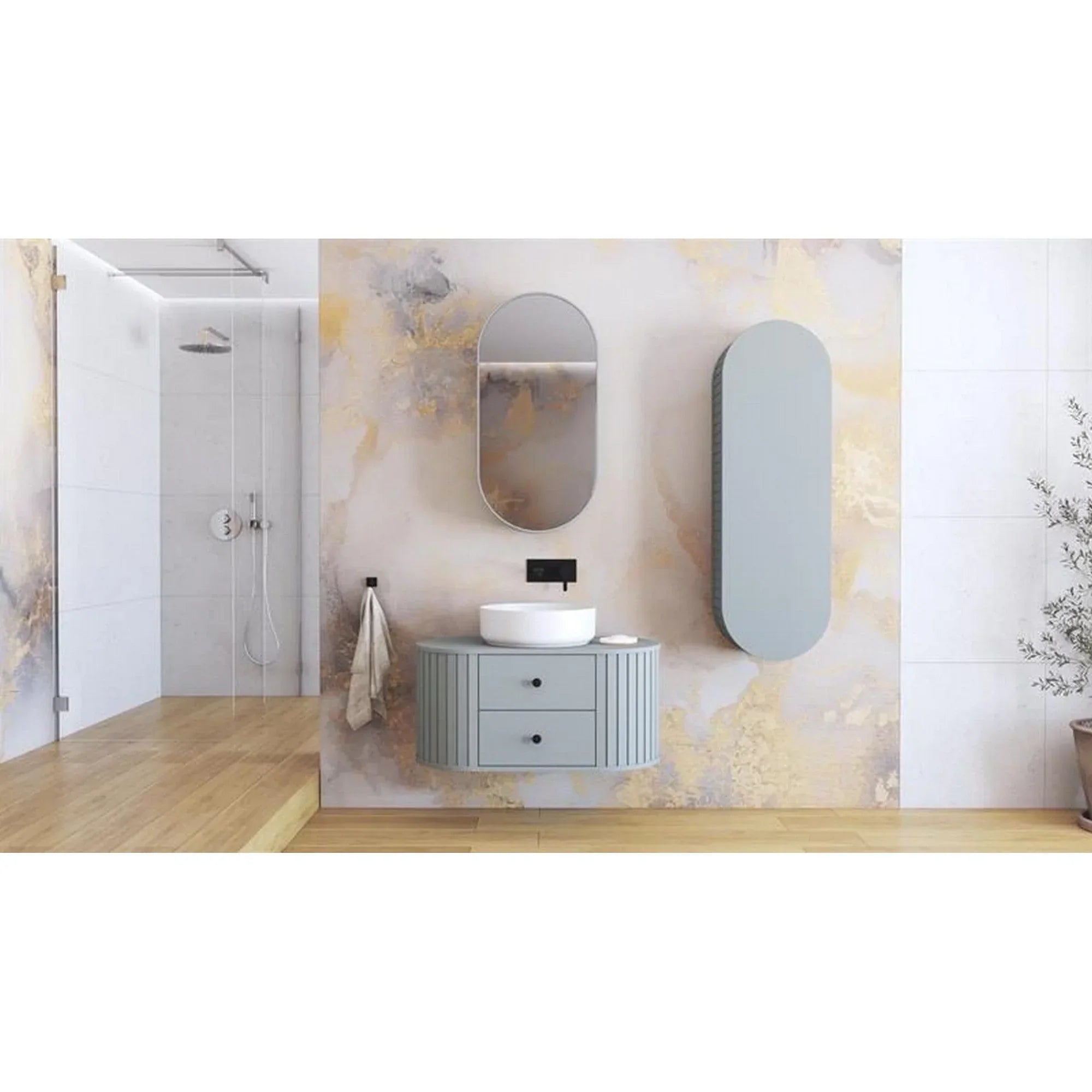 Dulap baie HOUSTON OCN-37846, gri