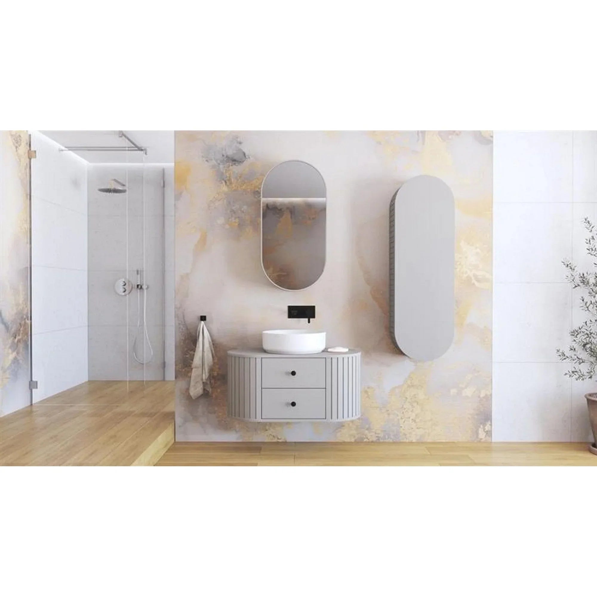 Dulap baie HOUSTON OCN-37849, casmir mat