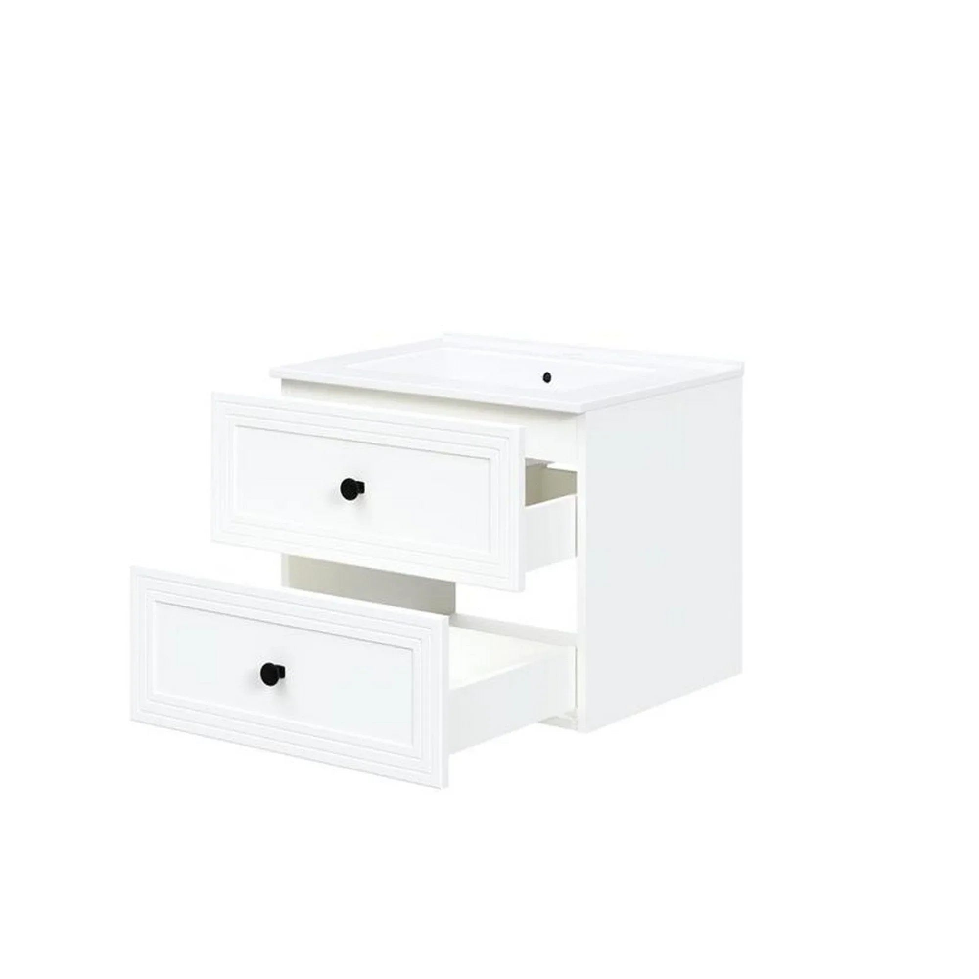 Dulap baie suspendat HOUSTON OCN-37838, alb mat/alb