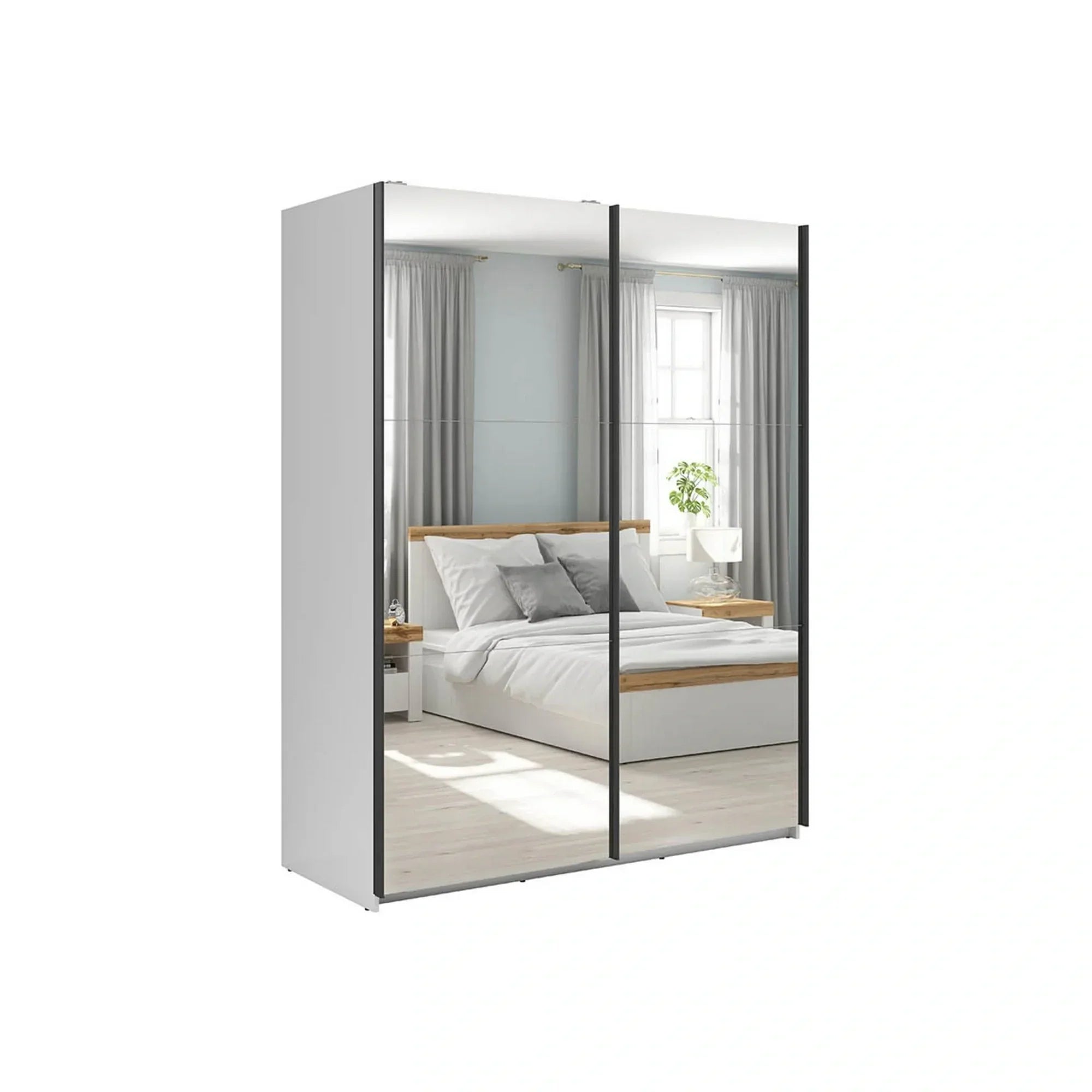 Dulap BERGEN OCN-29189, alb lucios