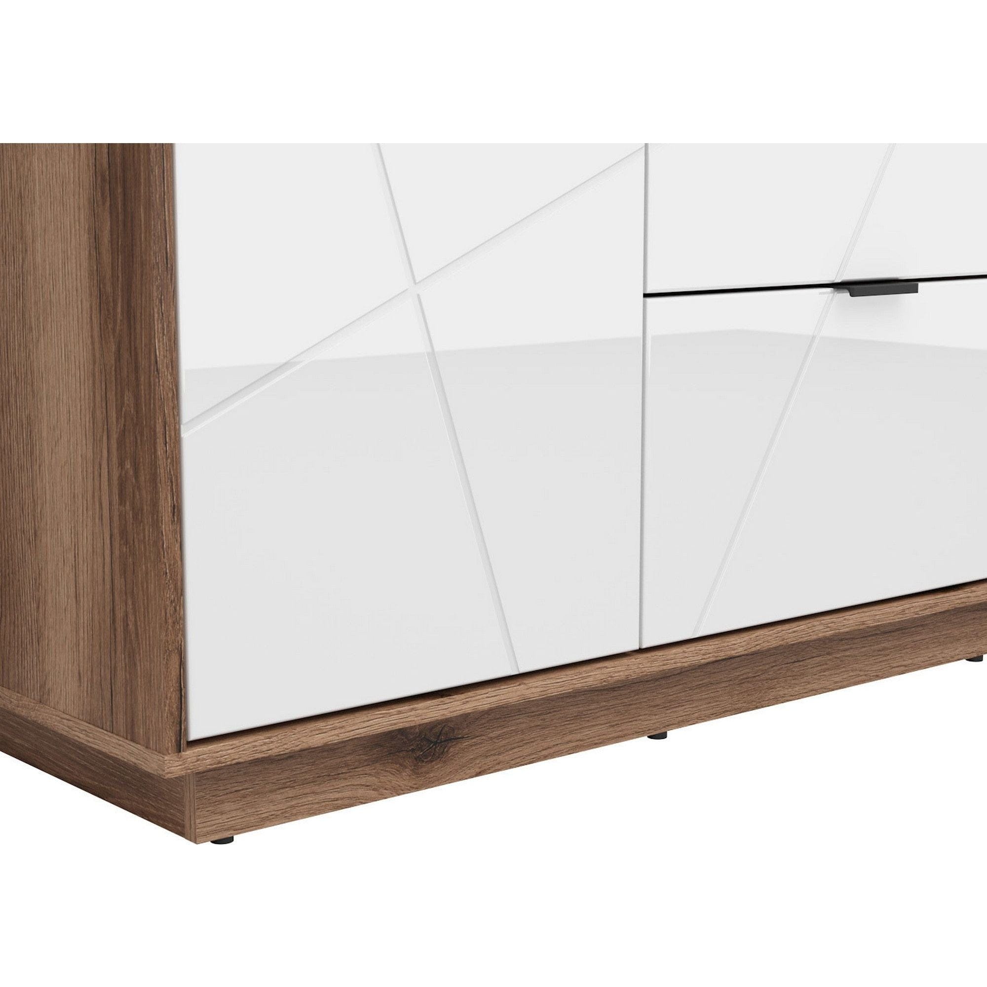 Dulap BERGEN OCN-29190, nuc/alb lucios