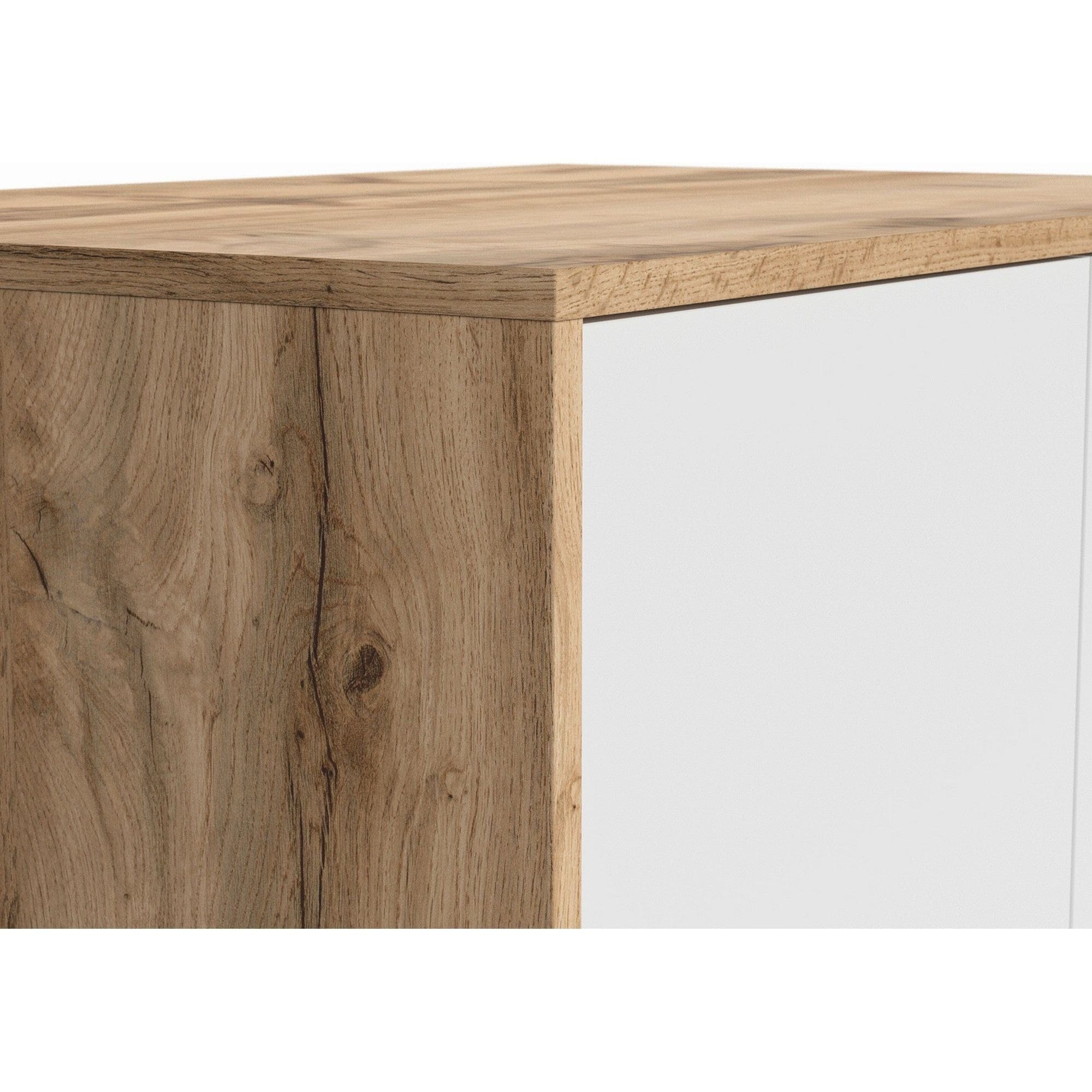 Dulap BERGEN OCN-29229, alb/stejar