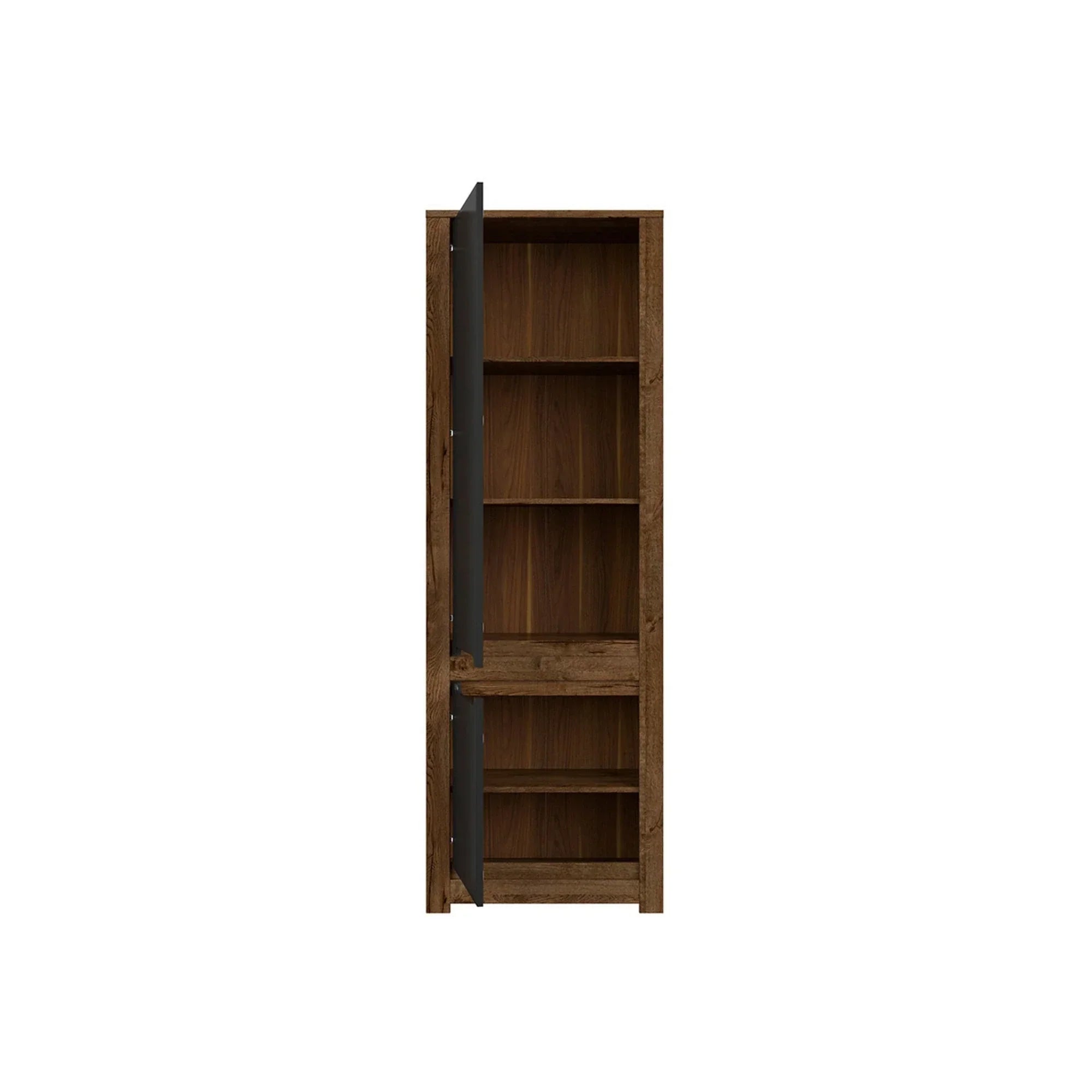 Dulap BERGEN OCN-29243, stejar/negru mat