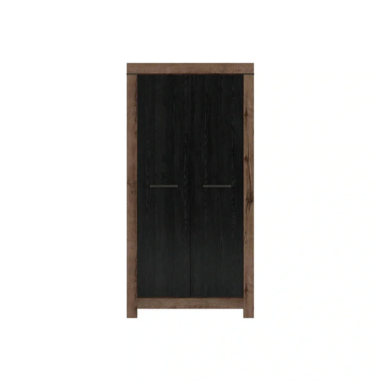 Dulap BERGEN OCN-29247, negru/stejar