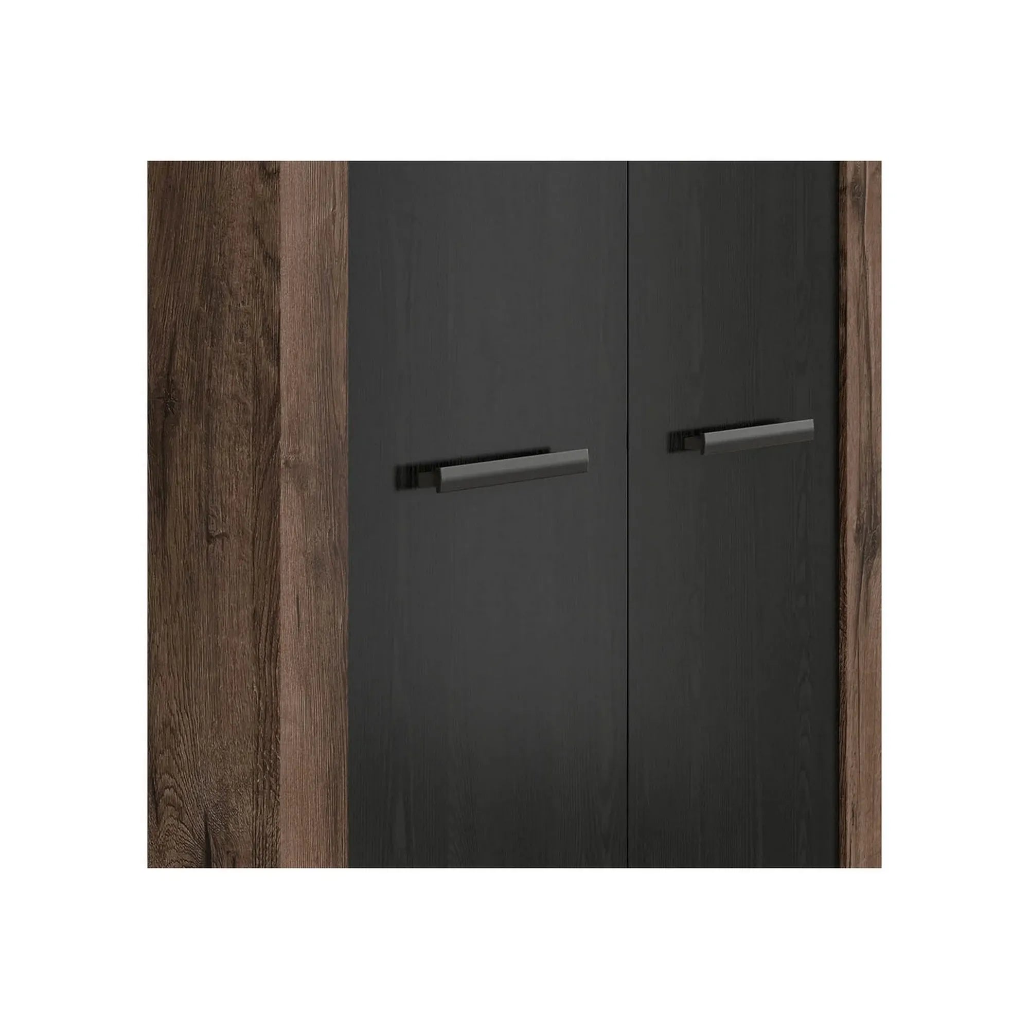 Dulap BERGEN OCN-29247, negru/stejar