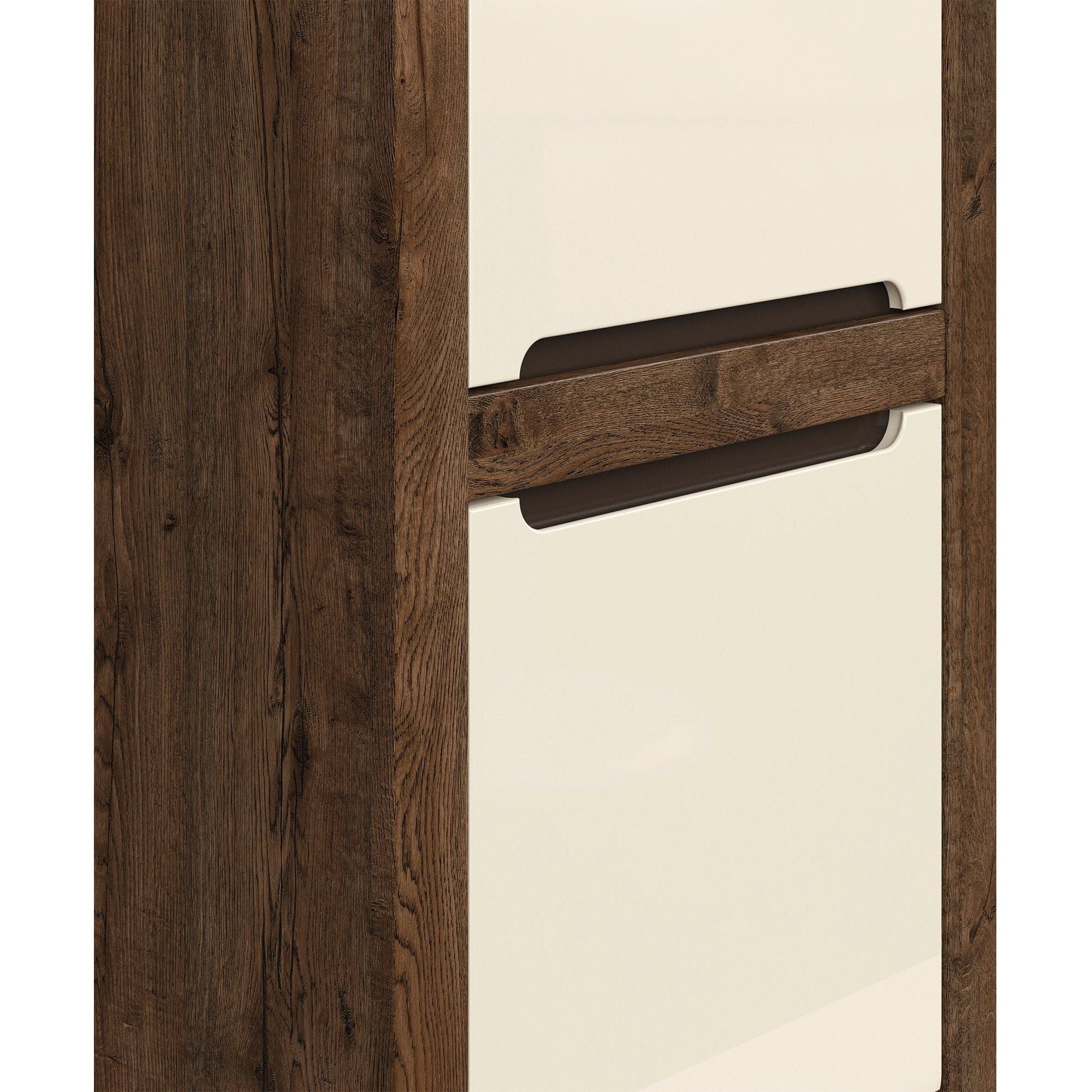 Dulap BERGEN OCN-29272, bej/stejar april