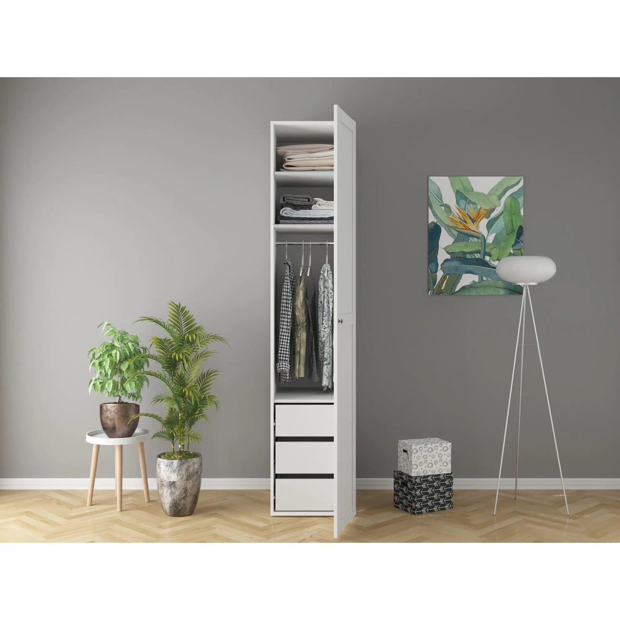 Dulap BERGEN OCN-29283, alb