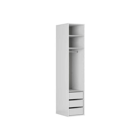 Dulap BERGEN OCN-29286, alb/gri grafit