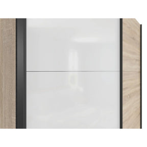 Dulap BERGEN OCN-29304, stejar sonoma/alb lucios