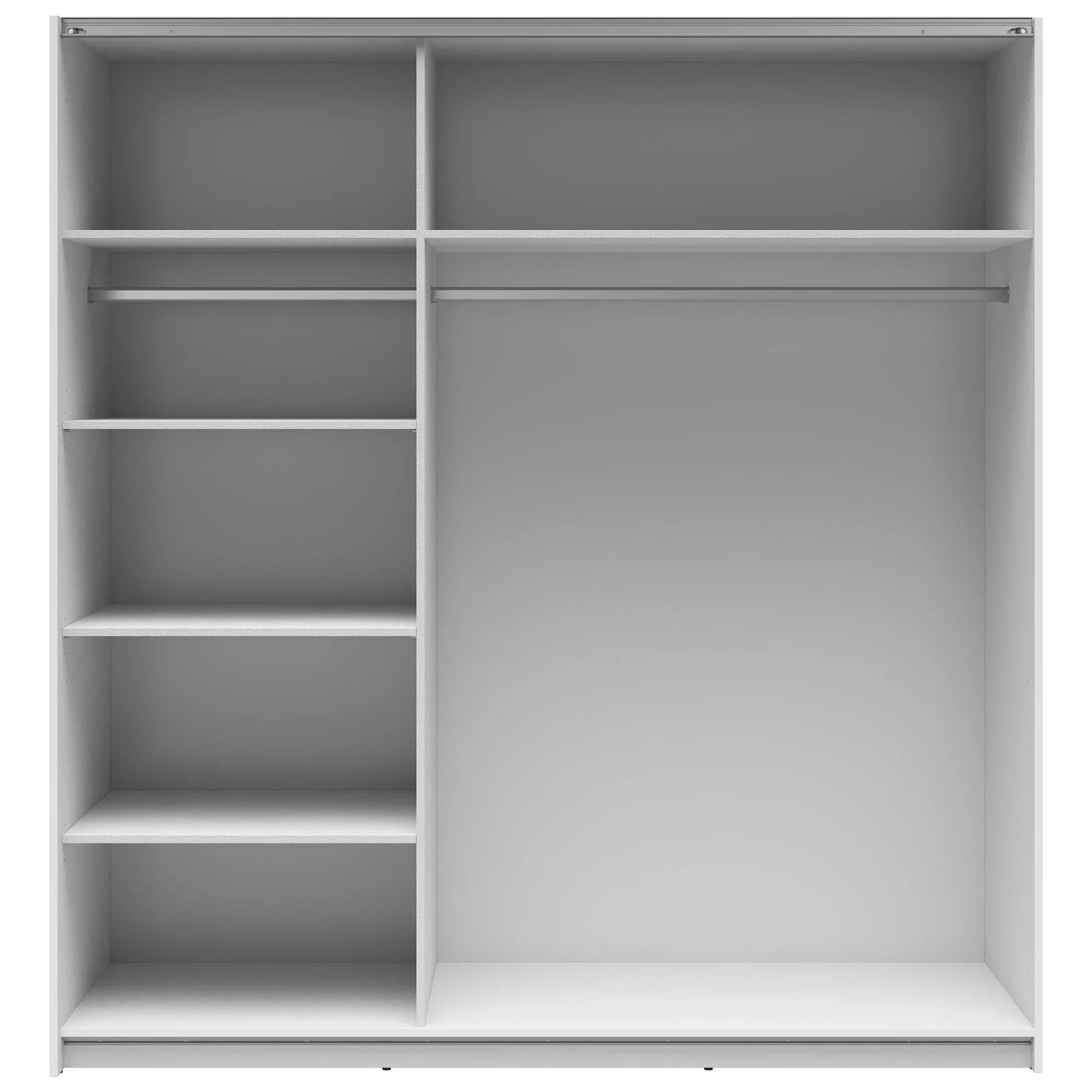 Dulap BERGEN OCN-29306, alb lucios/stejar wotan