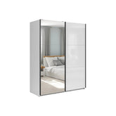 Dulap BERGEN OCN-29311, alb lucios