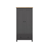 Dulap BERGEN OCN-29316, gri grafit/stejar artisan