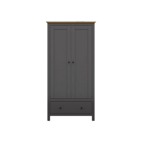 Dulap BERGEN OCN-29316, gri grafit/stejar artisan
