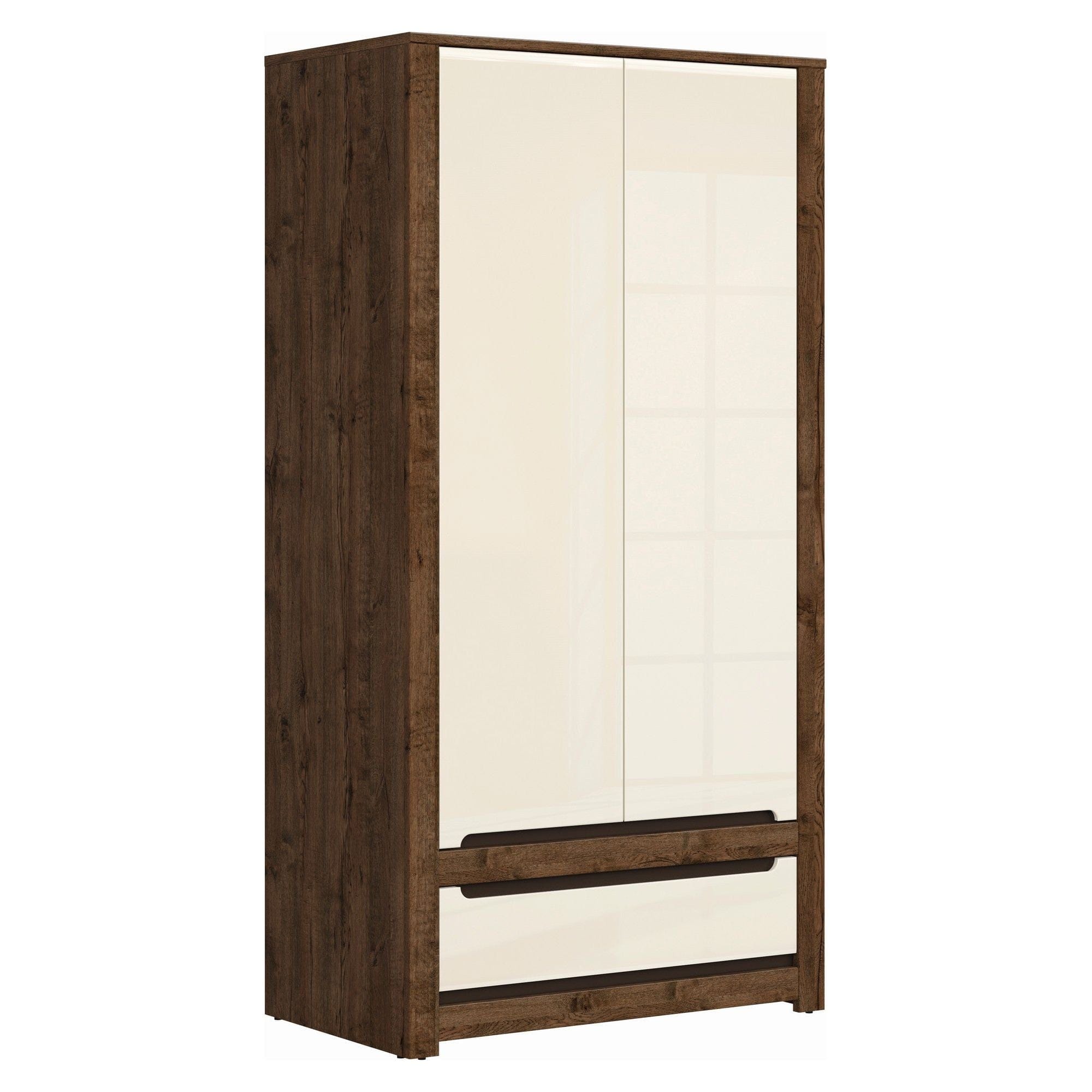 Dulap BERGEN OCN-29323, stejar april/alb perla