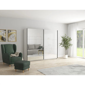 Dulap BERGEN OCN-29326, alb lucios