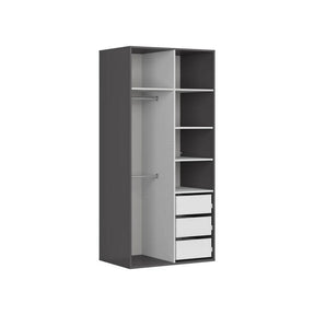 Dulap BERGEN OCN-29335, gri grafit