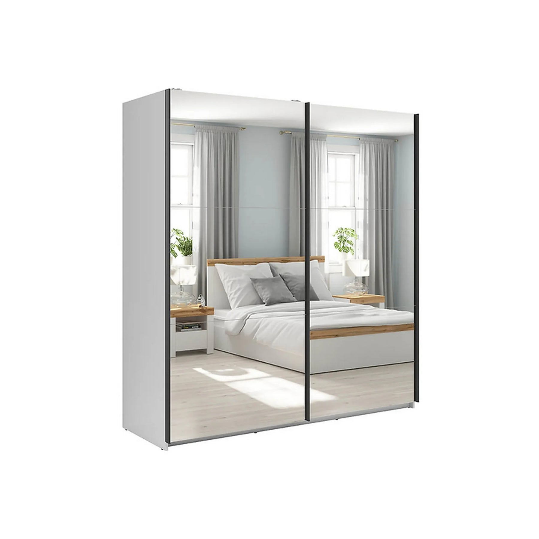 Dulap BERGEN OCN-29337, alb lucios