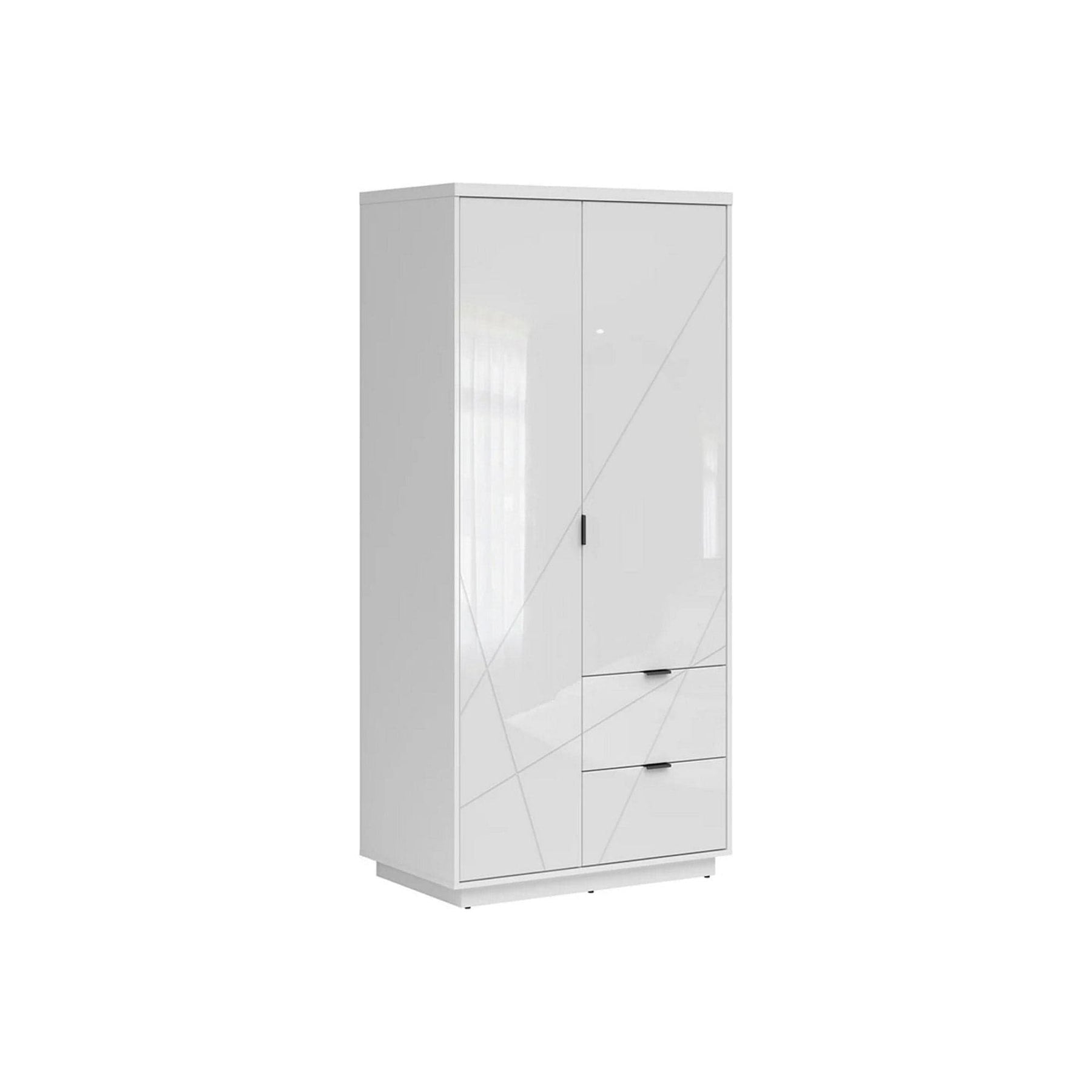 Dulap BERGEN OCN-29339, alb lucios