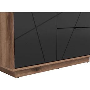 Dulap BERGEN OCN-29341, nuc/negru mat