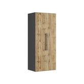 Dulap BERGEN OCN-29351, gri grafit/stejar wotan