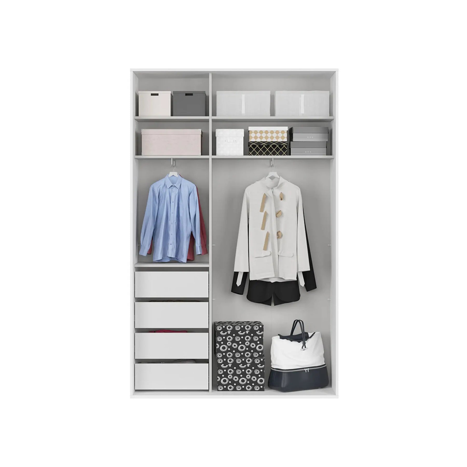 Dulap BERGEN OCN-29363, alb