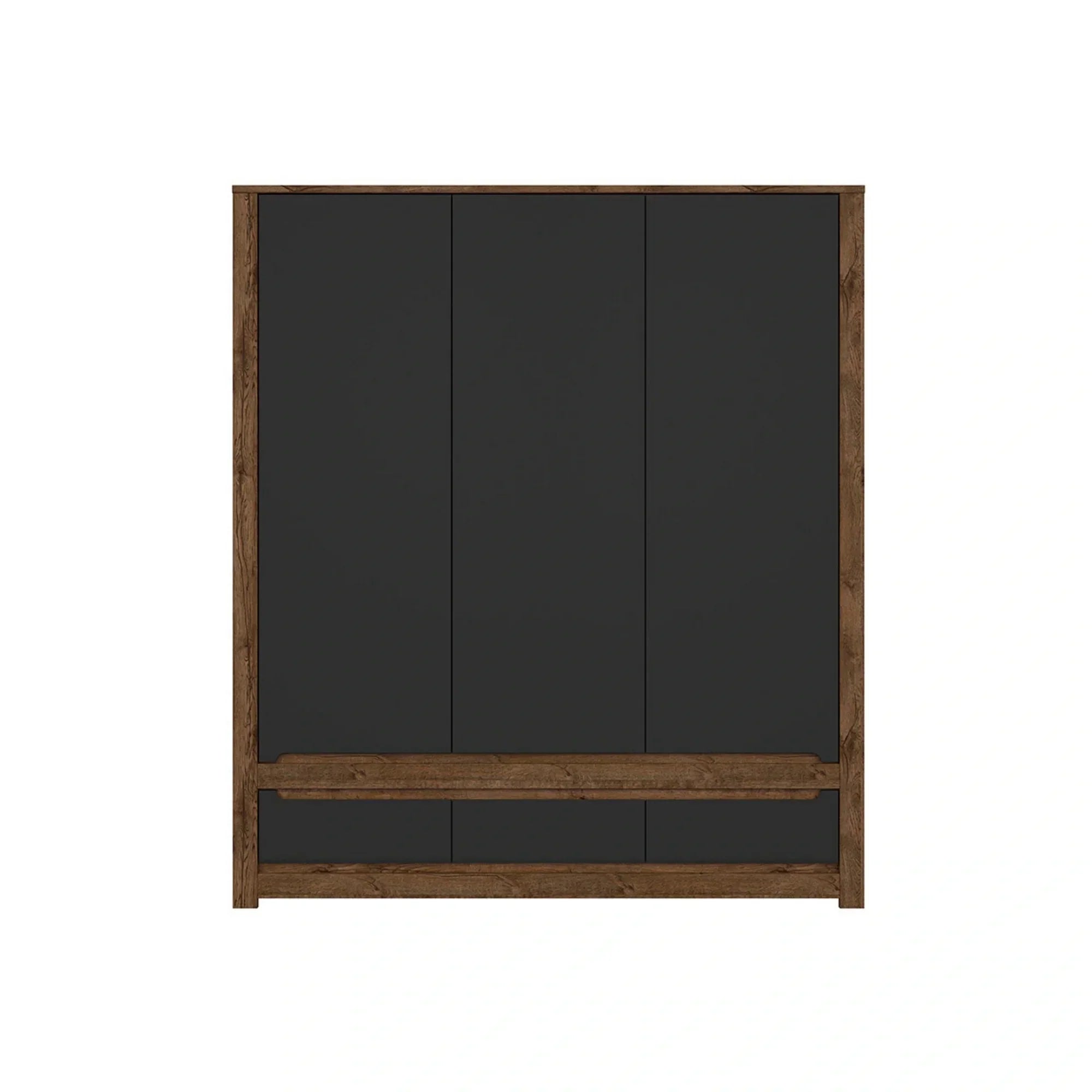 Dulap BERGEN OCN-29369, negru mat/stejar