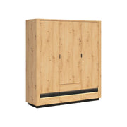 Dulap BERGEN OCN-29371, stejar artisan/negru