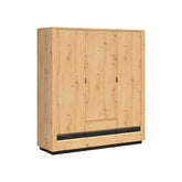 Dulap BERGEN OCN-29371, stejar artisan/negru