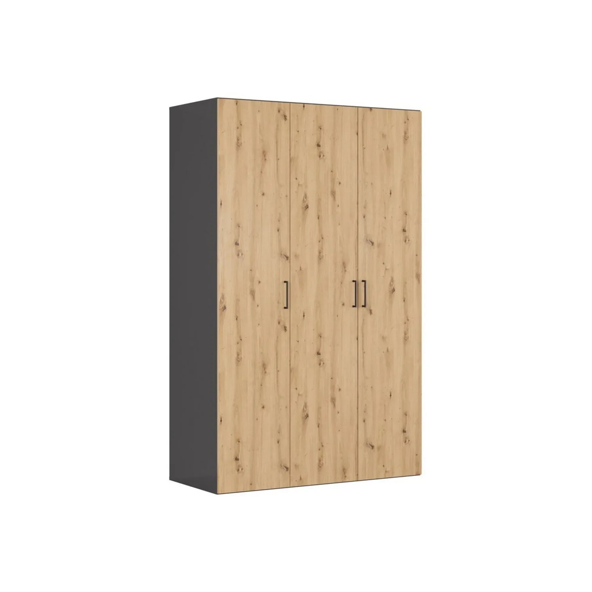 Dulap BERGEN OCN-29381, gri grafit/stejar artisan