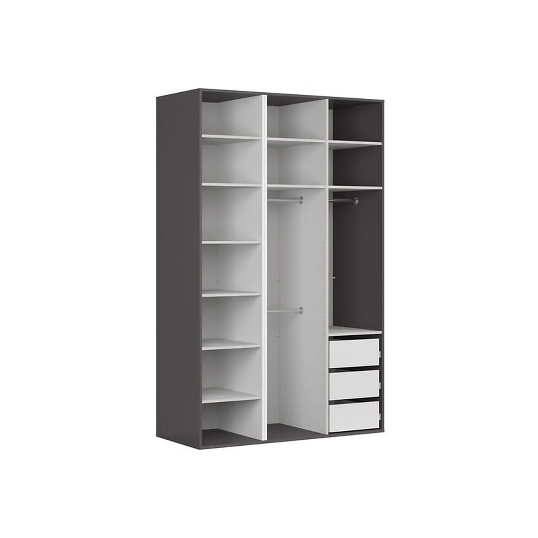 Dulap BERGEN OCN-29382, gri grafit